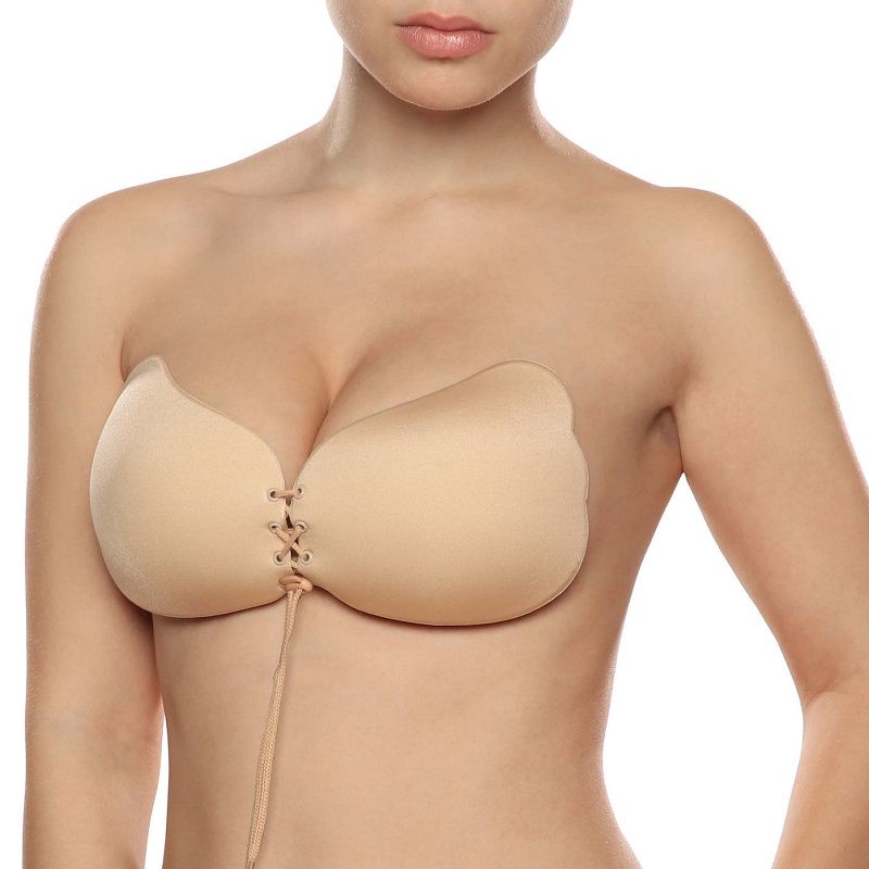 BYE-BRA - LACE-IT ENHANCEMENT PUSH-UP BEIGE COPPA A