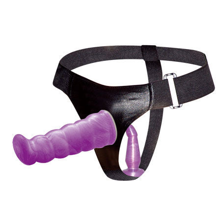 BAILE - IMBRACATURA ANALE E VAGINALE FEMMINILE LILLA GPOINT 17 CM