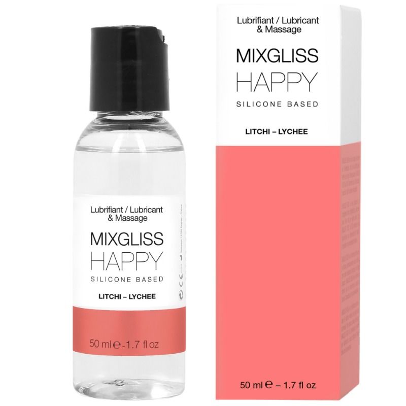 MIXGLISS - LUBRIFICANTE AL SILICONE HAPPY LITCHI 50 ML