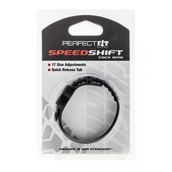 PERFECT FIT BRAND - SPEED SHIFT COCK RING SCHWARZ