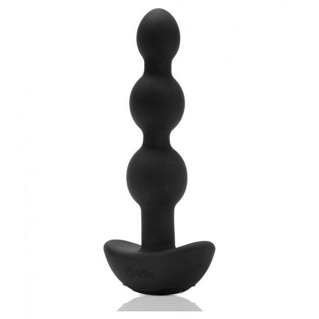 B-VIBE - TRIPLET ANAL REMOTE CONTROL BEADS BLACK