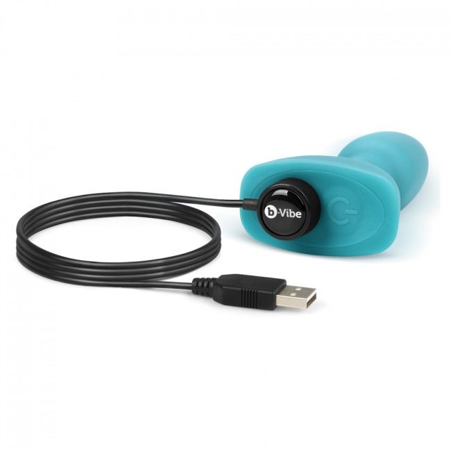 B-VIBE - RIMMING PLUG ANALE TELECOMANDATO PETITE TEAL