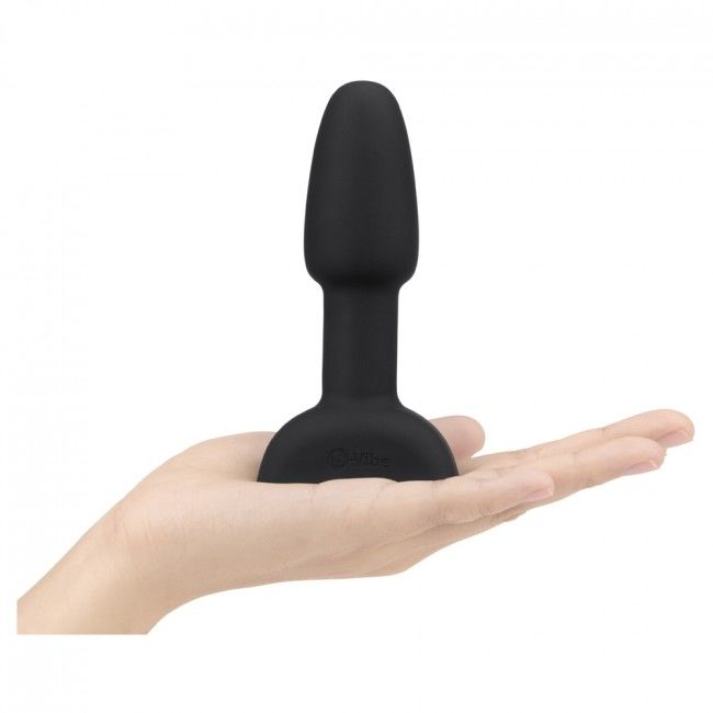 B-VIBE - RIMMING REMOTE CONTROL PLUG ANALE PETITE NERO