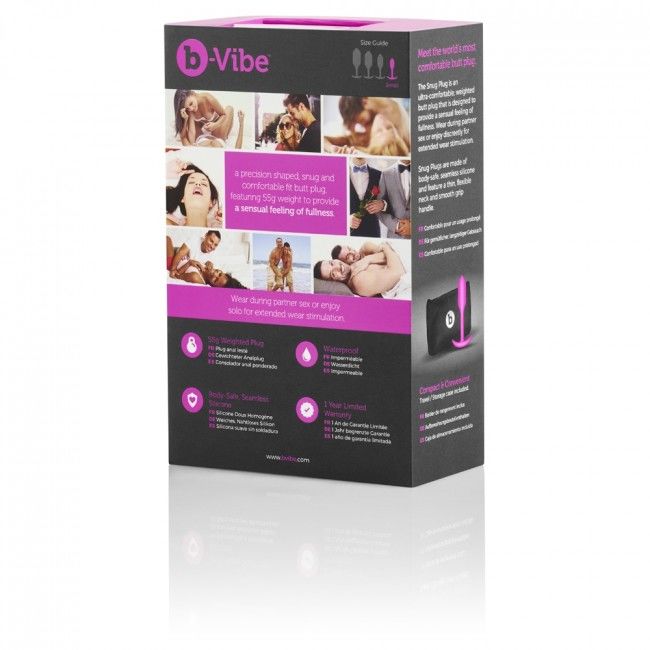 B-VIBE - SNUG PLUG 1 PINK