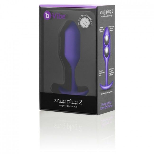 B-VIBE - SNUG ANAL PLUG 2 LILLA