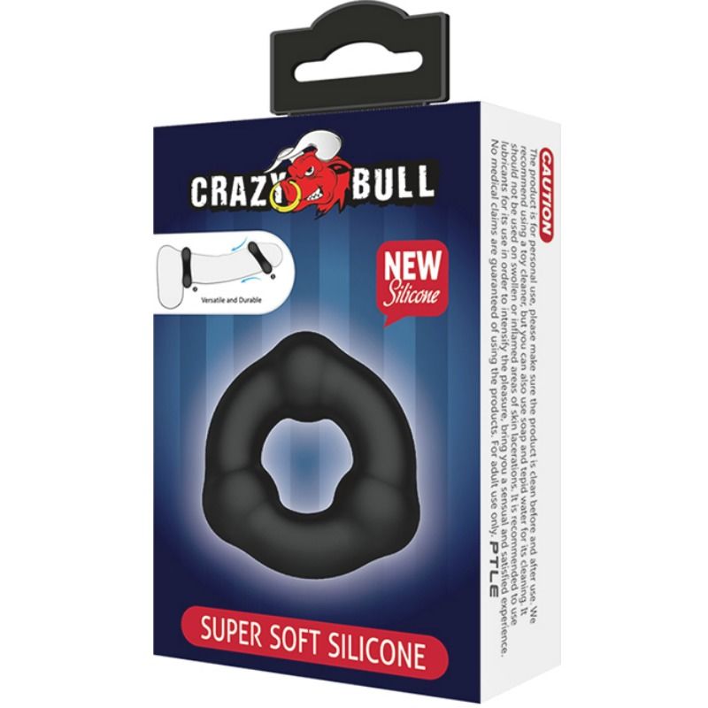 CRAZY BULL - SUPER WEICHER SILIKONRING MIT KNOTEN