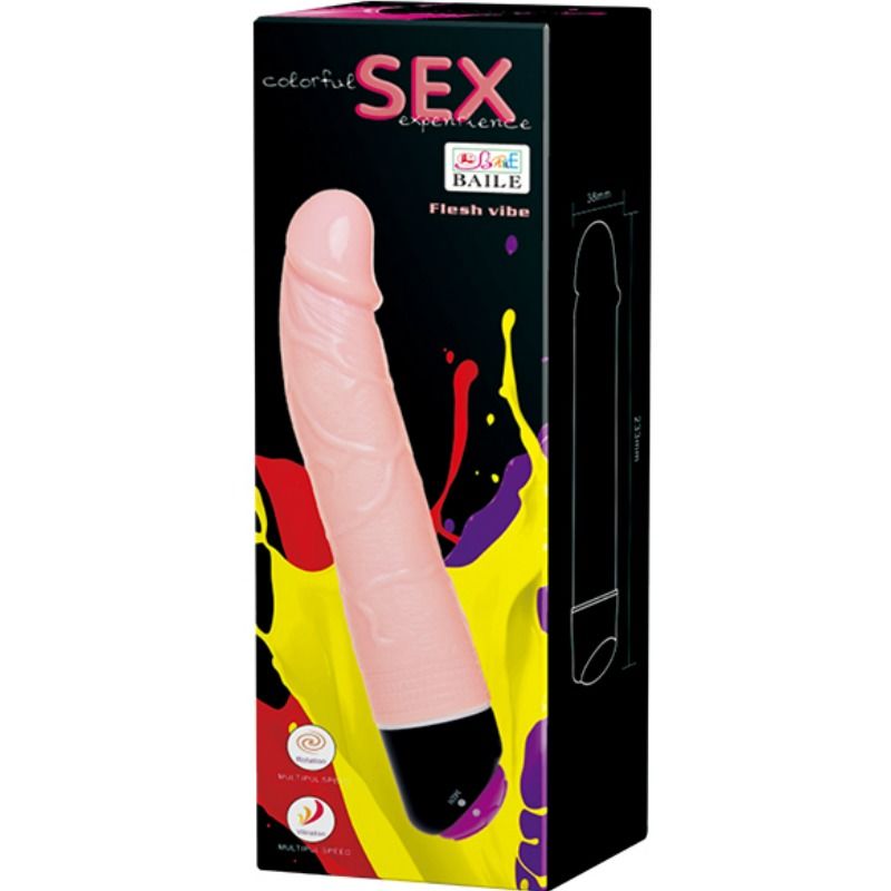 BAILE - BUNTE SEXVIBRATION UND ROTATION 24 CM