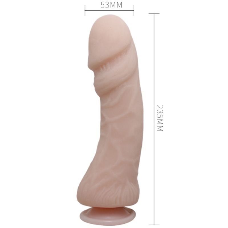 BAILE - THE BIG PENIS DILDO WITH NATURAL VIBRATION 23.5 CM