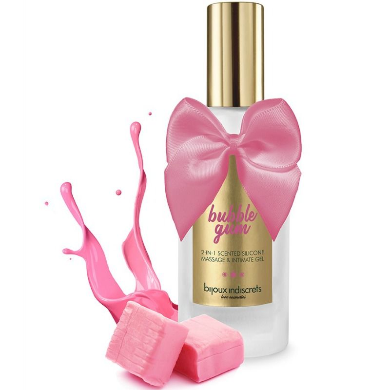 BIJOUX - BUBBLE GUM GEL 2 IN 1 SILICONE STRAWBERRY GUM 100 ML