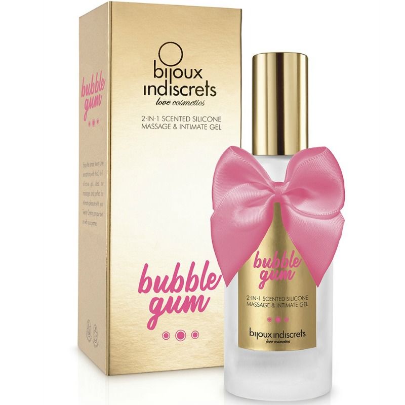 BIJOUX - BUBBLE GUM GEL 2 IN 1 SILIKON ERDBEERKAUGUMMI 100 ML