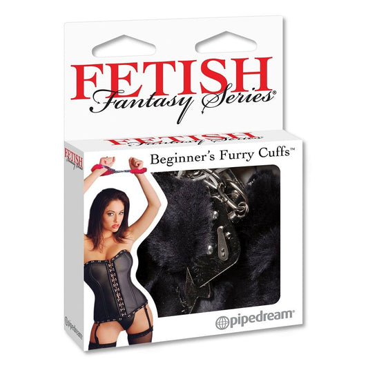 FETISH FANTASY SERIES - FURRY CUFFS SCHWARZ