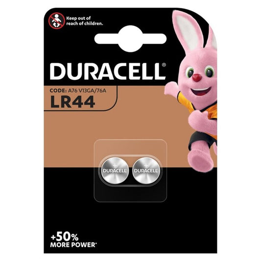 DURACELL - BATTERY LR44 1,5V 2 UNITS