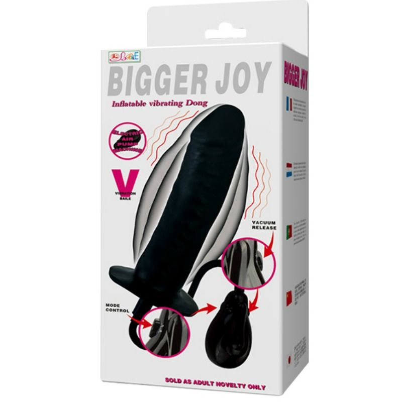 BAILE - BIGGER JOY DILDO GONFIABILE CON VIBRAZIONE 16 CM
