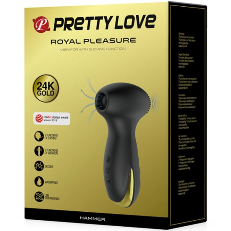 PRETTY LOVE - SMART HAMMER VIBRATION UND SAUGUNG