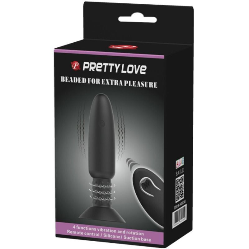 PRETTY LOVE - PLUG CON VIBRAZIONE E ROTAZIONE