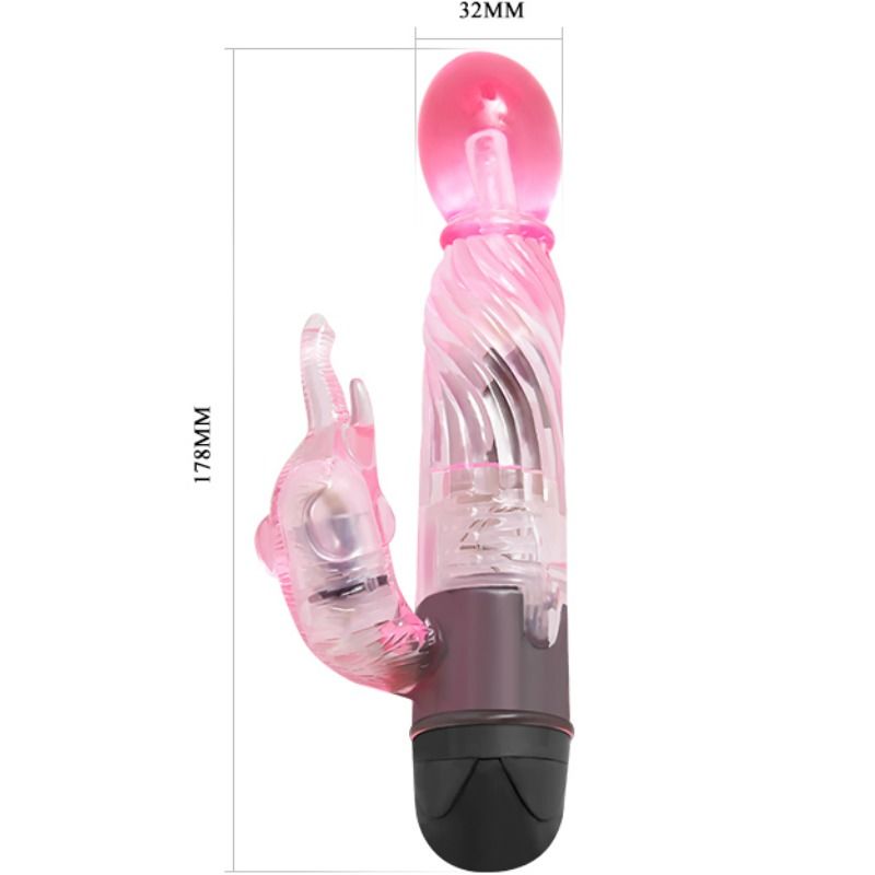 BAILE - GEBEN SIE IHNEN EINE ART LIEBHABER-VIBRATOR MIT ROSA KANINCHEN 10 MODI