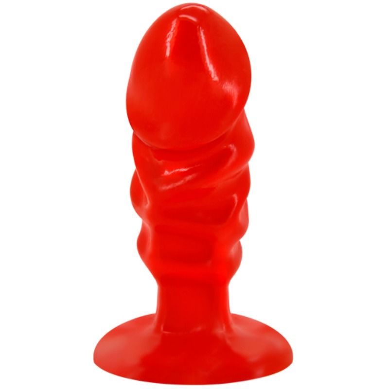 BAILE - UNISEX ANAL PLUG WITH RED SUCTION CUP