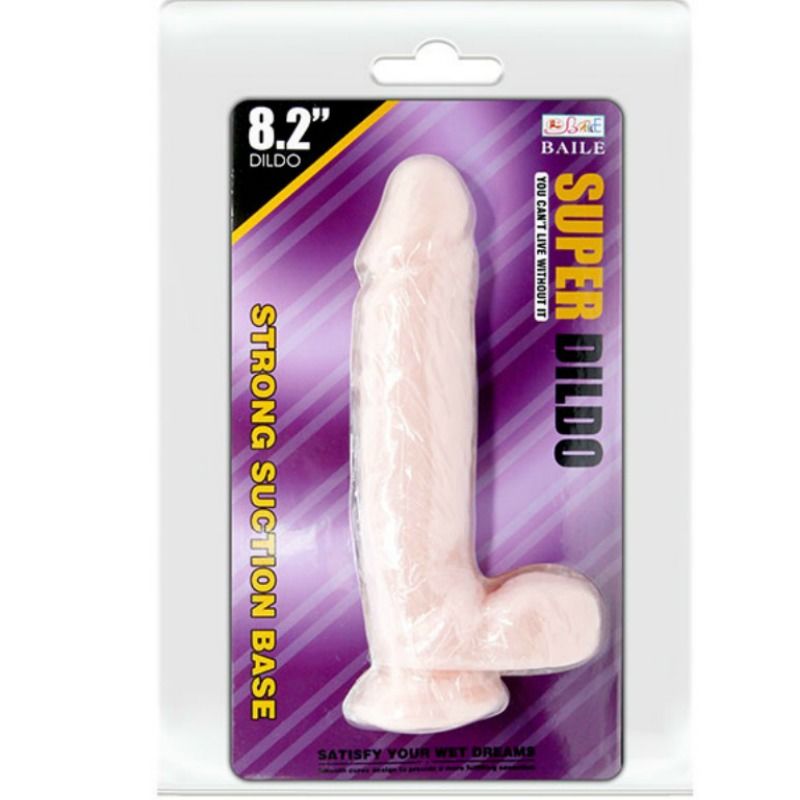 BAILE - DILDO NATURALE SUPER REALISTICO 21,5 CM