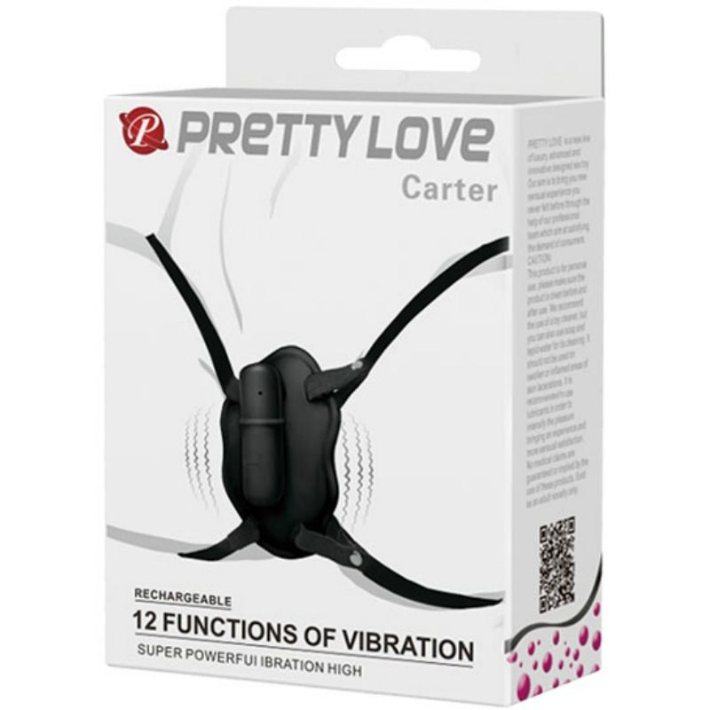 PRETTY LOVE - STRAP ON CON PROIETTILE VIBRANTE CARTER