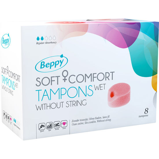 BEPPY - SOFT COMFORT TAMPONS WET 8 EINHEITEN