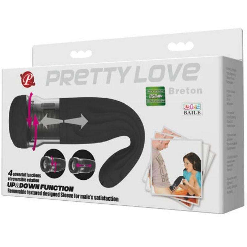 PRETTY LOVE - MASTURBATORE MULTIFUNZIONE RICARICABILE BRETON