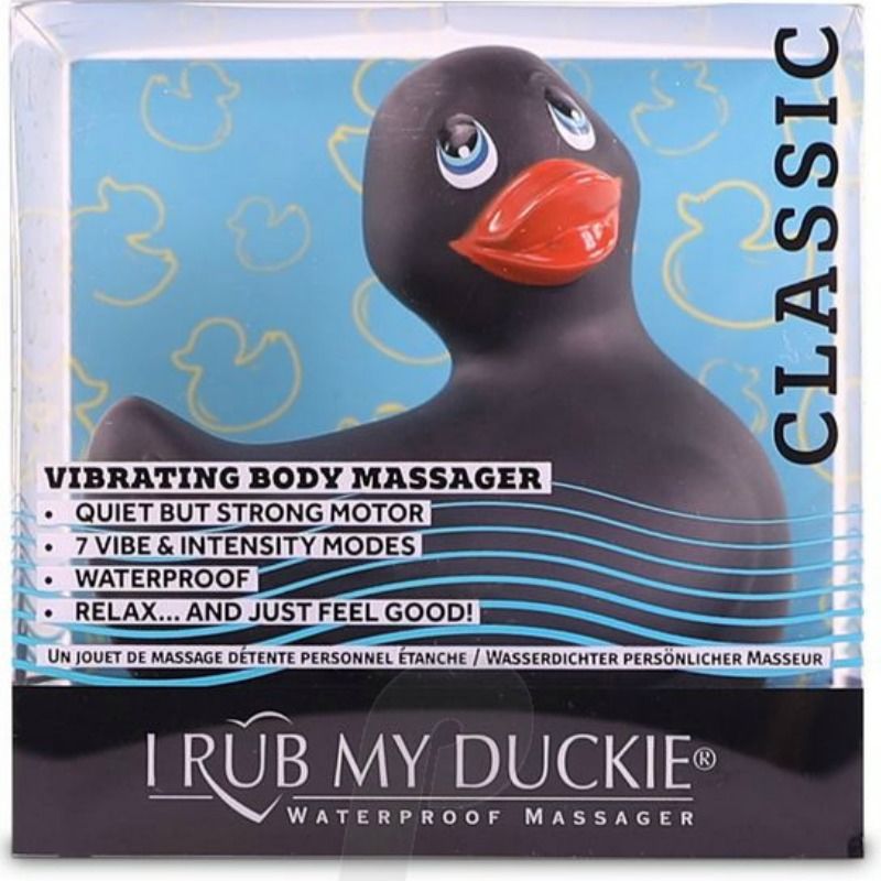 BIG TEASE TOYS - I RUB MY DUCKIE KLASSISCHE VIBRIERENDE ENTE SCHWARZ