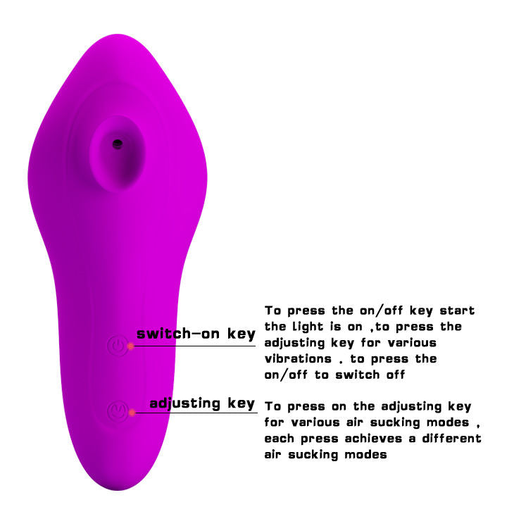 PRETTY LOVE - STIMOLATORE PER CLITORIDE ASPIRANTE MAGIC FISH