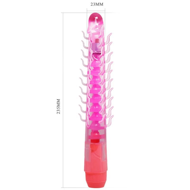 BAILE - FLEXI VIBE SENSUAL SPINE BIEGBARER VIBRIERENDER DILDO LILA 23,5 CM