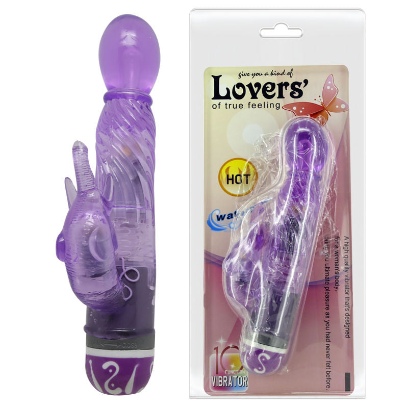 BAILE - VIBRATOR MIT MEHREREN GESCHWINDIGKEITEN UND FLIEDERSTIMULATOR