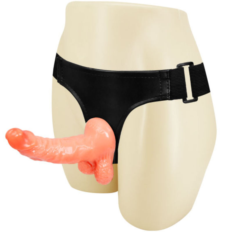 BAILE - IMBRACATURA CON PENE REALISTICO E SLIP ULTRA PASSIONALI REGOLABILI 15,5 CM