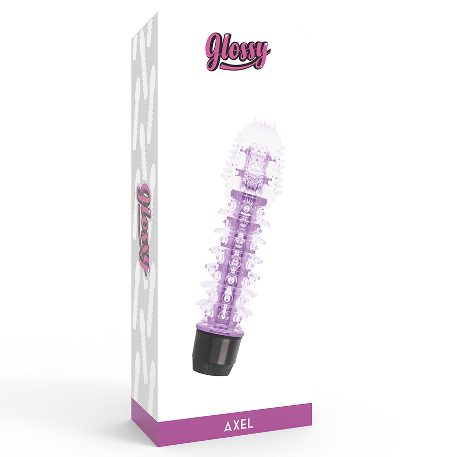 GLOSSY - VIBRATORE AXEL LILLA