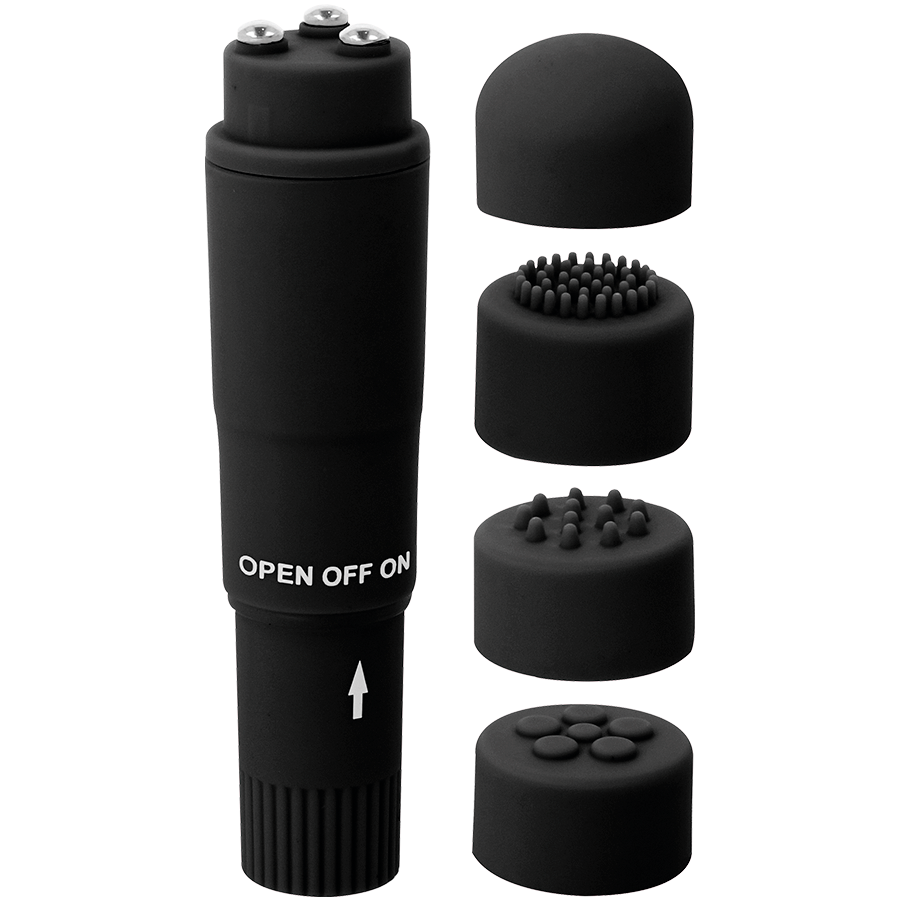 GLOSSY - KURT POCKET MASSAGER BLACK