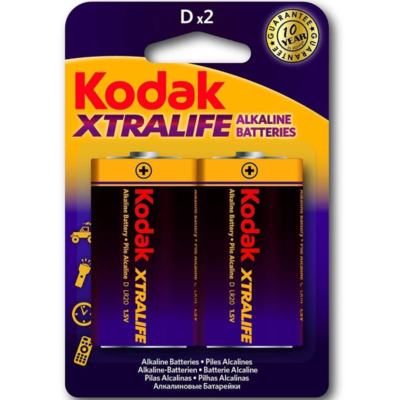 KODAK - XTRALIFE ALKALISCHE BATTERIEN LR20 D LR20 1,5 V