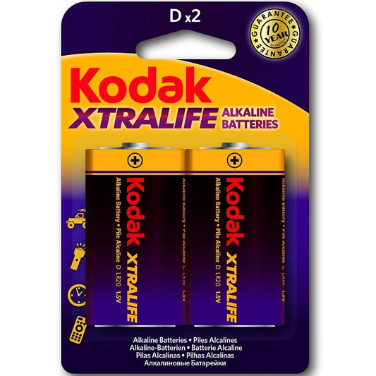 KODAK - BATTERIE ALCALINE XTRALIFE LR20 D LR20 1,5V