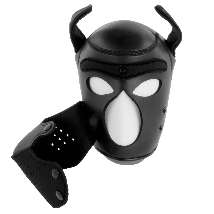 DARKNESS - MASCHERA PER CANI IN NEOPRENE CON MUSELLO RIMOVIBILE M