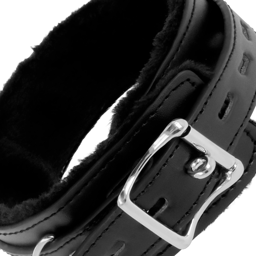 DARKNESS - HALSKETTE FÜR BEQUEME HALTUNG MIT LEDERKETTE