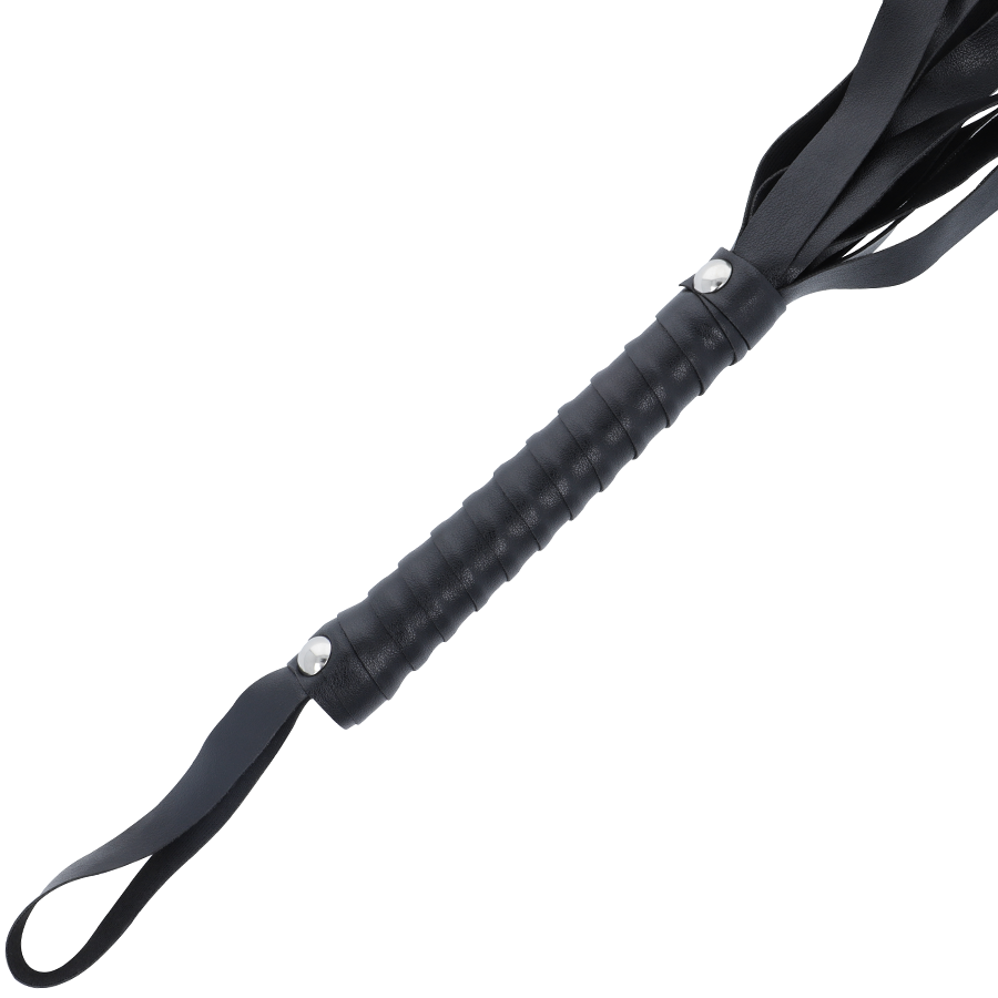 DARKNESS - SCHWARZE BONDAGE PEITSCHE 51 CM