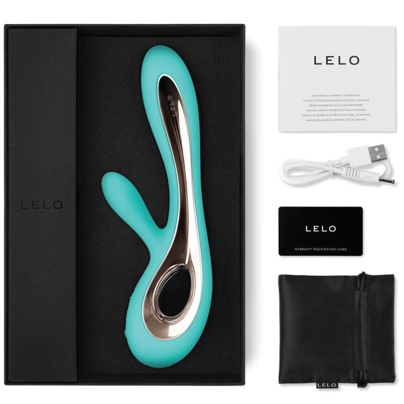 LELO - SORAYA 2 VIBRATORE CONIGLIO VERDE ACQUA