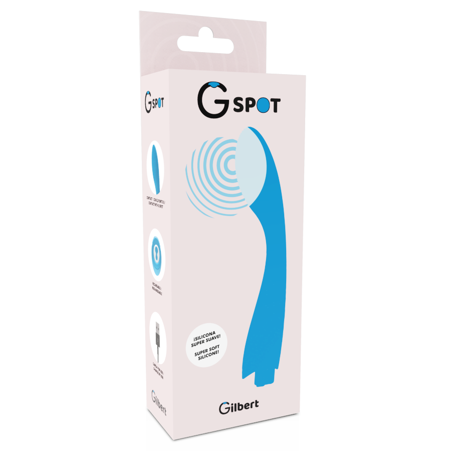 G-SPOT - VIBRATORE G-SPOT TURCHESE BLU GYLBERT