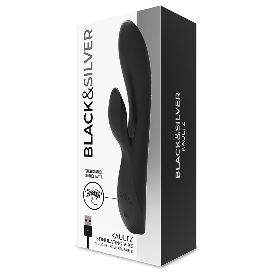 BLACK&SILVER - KAULTZ TOUCH CONTROL VIBRATOR