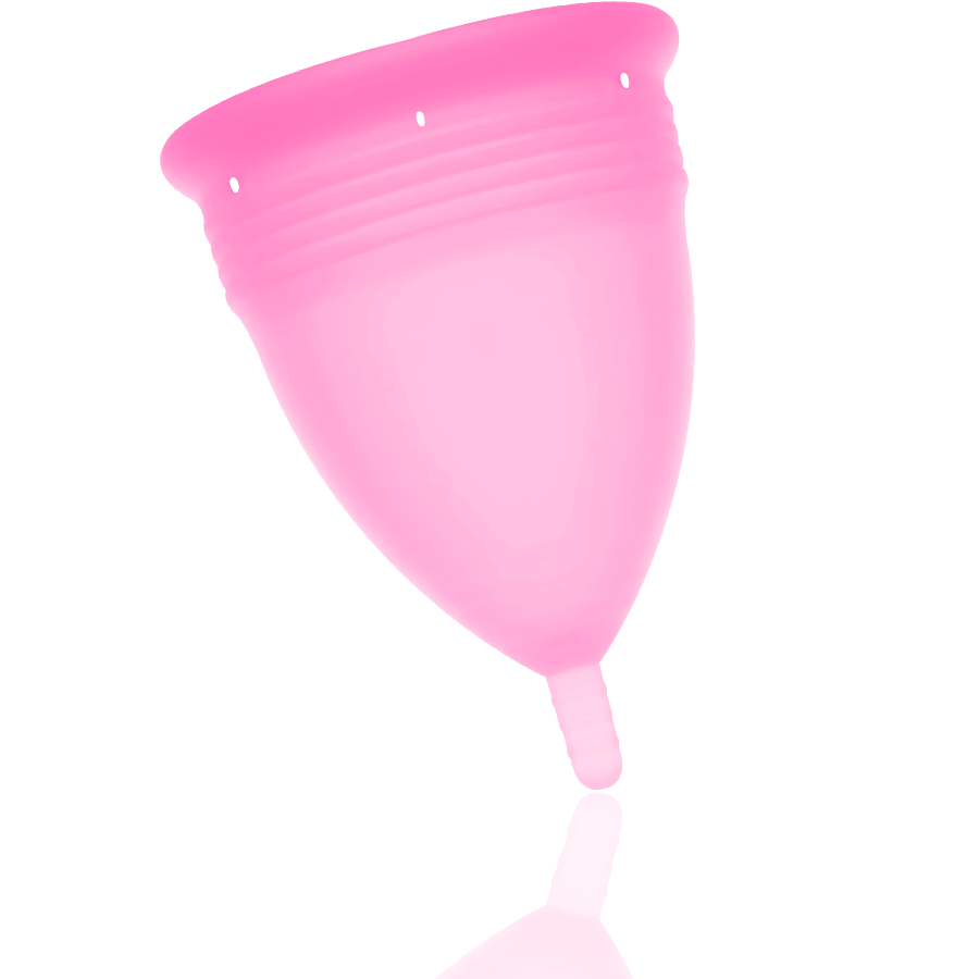 STERCUP - FDA-MENSTRUATIONSTASSE AUS SILIKON, ROSA - GRÖSSE S