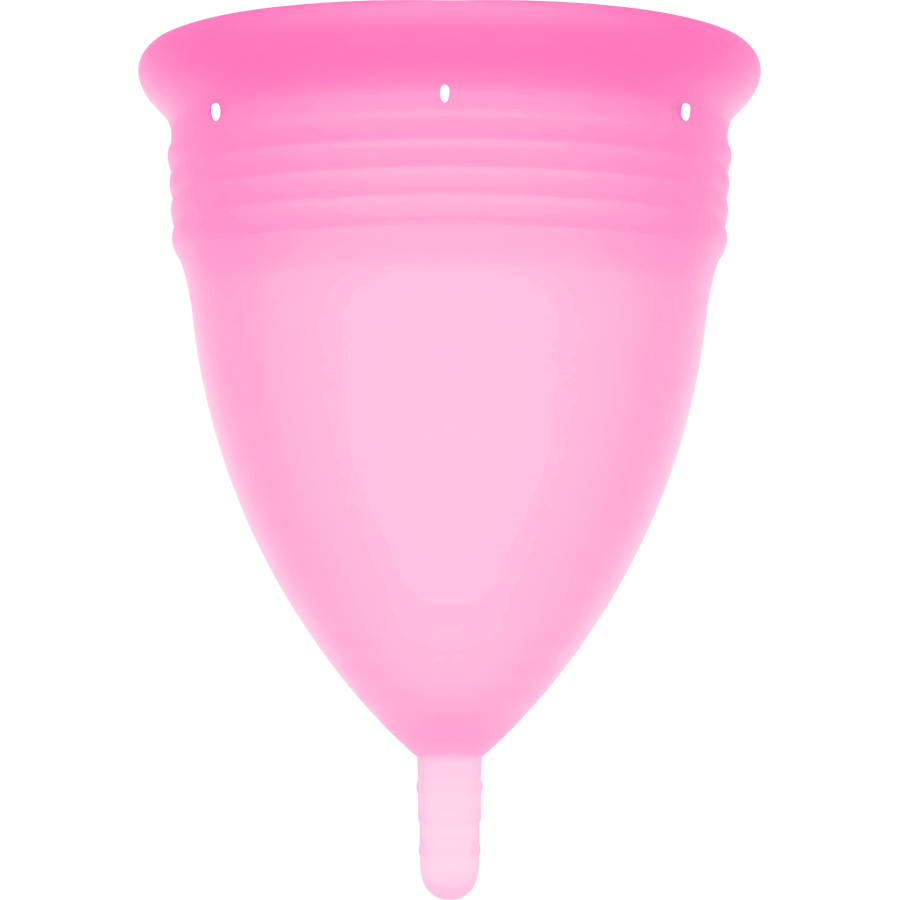 STERCUP - FDA-MENSTRUATIONSTASSE AUS SILIKON, ROSA - GRÖSSE S