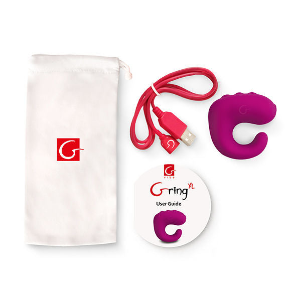 G-VIBE - FUN TOYS GRING VIBRATORE ANELLO XL DOLCE LAMPONE