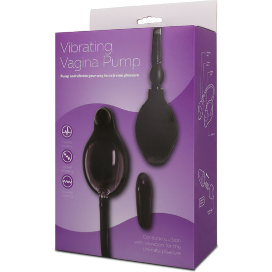 SEVEN CREATIONS - SCHWARZER VAGINA-SAUGER