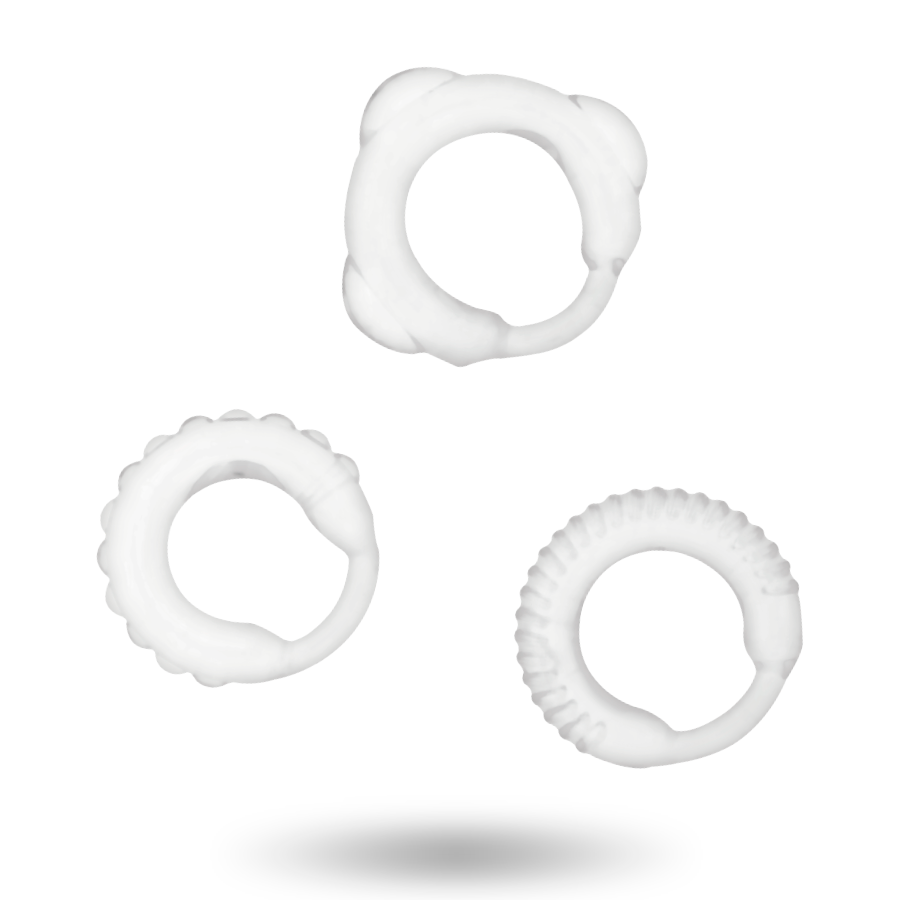 ADDICTED TOYS - C-RING SET CLEAR