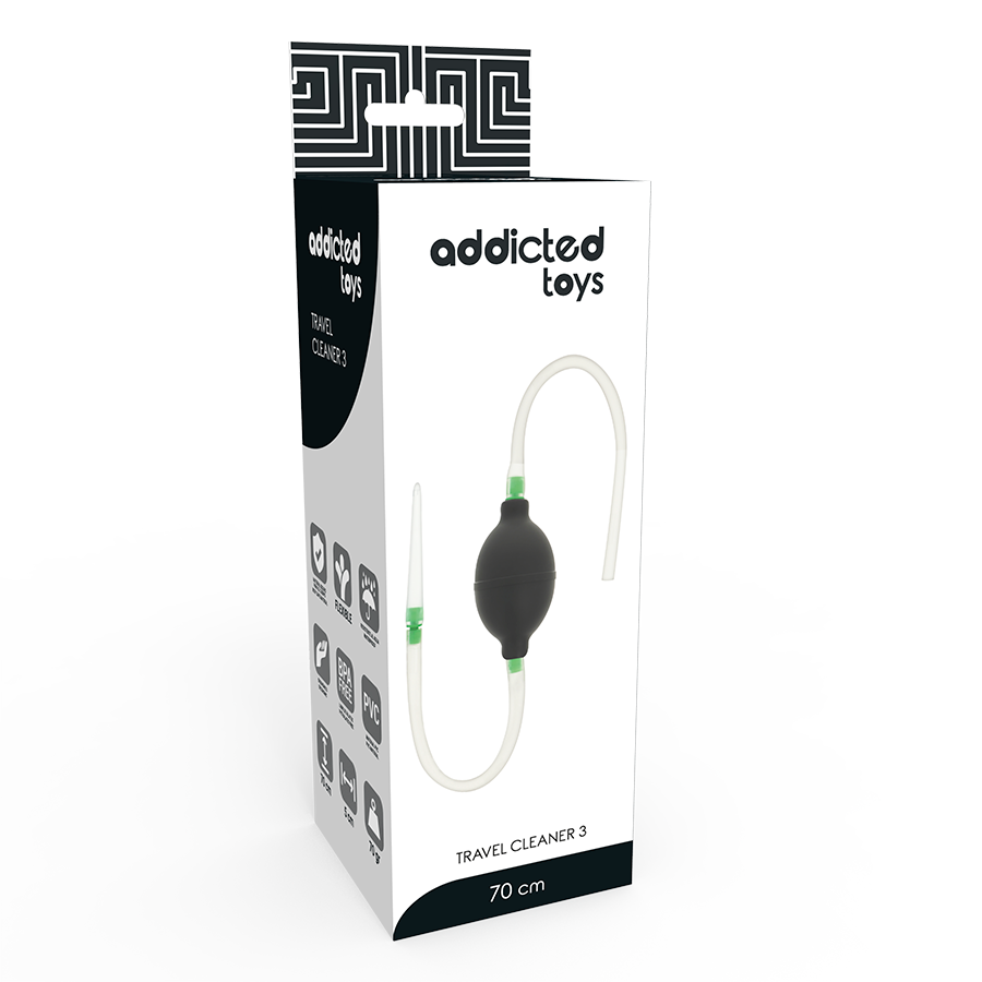 ADDICTED TOYS - SET PER CLISTERE NERO