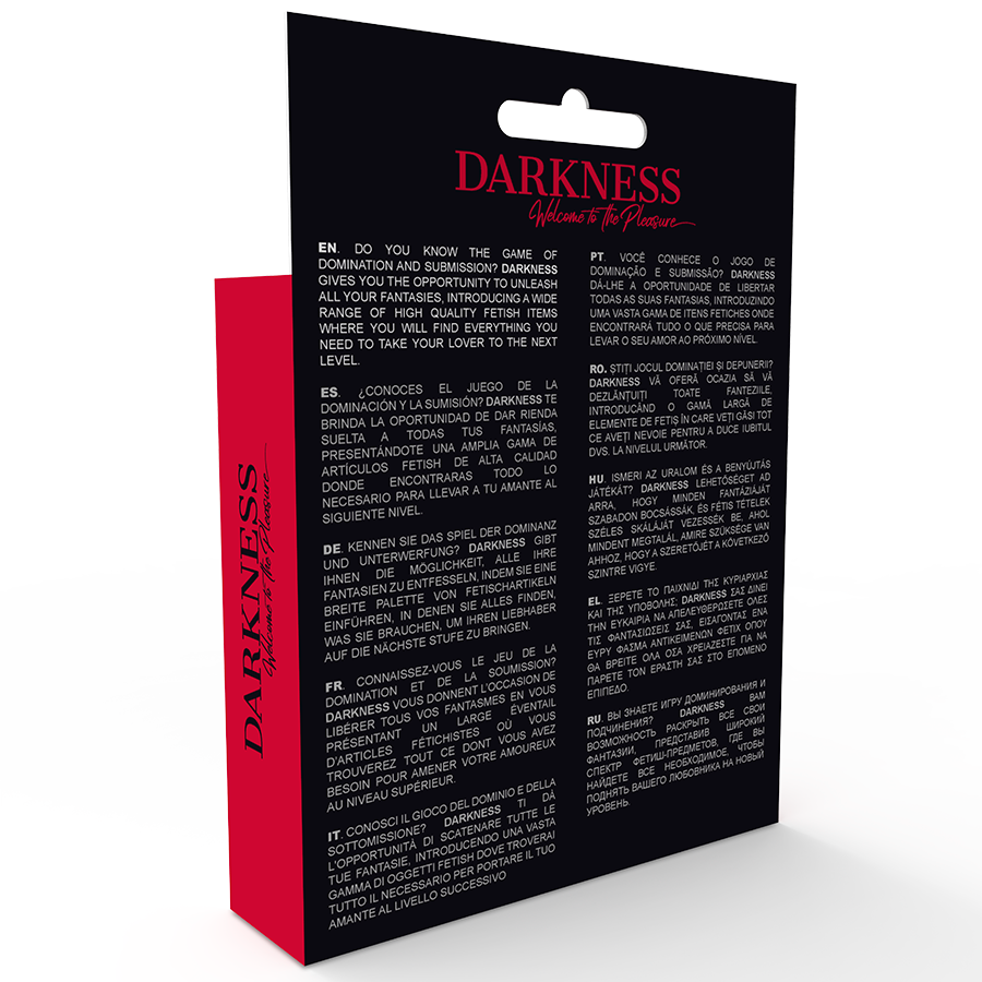 DARKNESS - HARNESS MIT LOCH, EINHEITSGRÖSSE