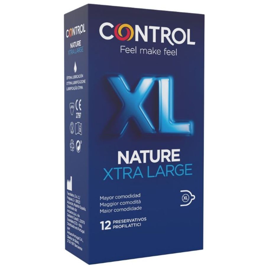 CONTROL - ADAPTA NATURE XL CONDOMS 12 UNITÀ