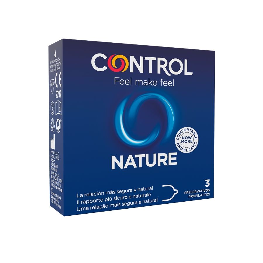 CONTROL - ADAPTA NATURE CONDOMS 3 UNITÀ