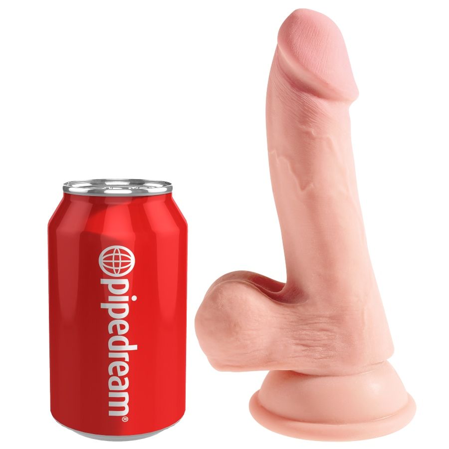 KING COCK - DILDO A TRIPLA DENSITÀ 14 CM